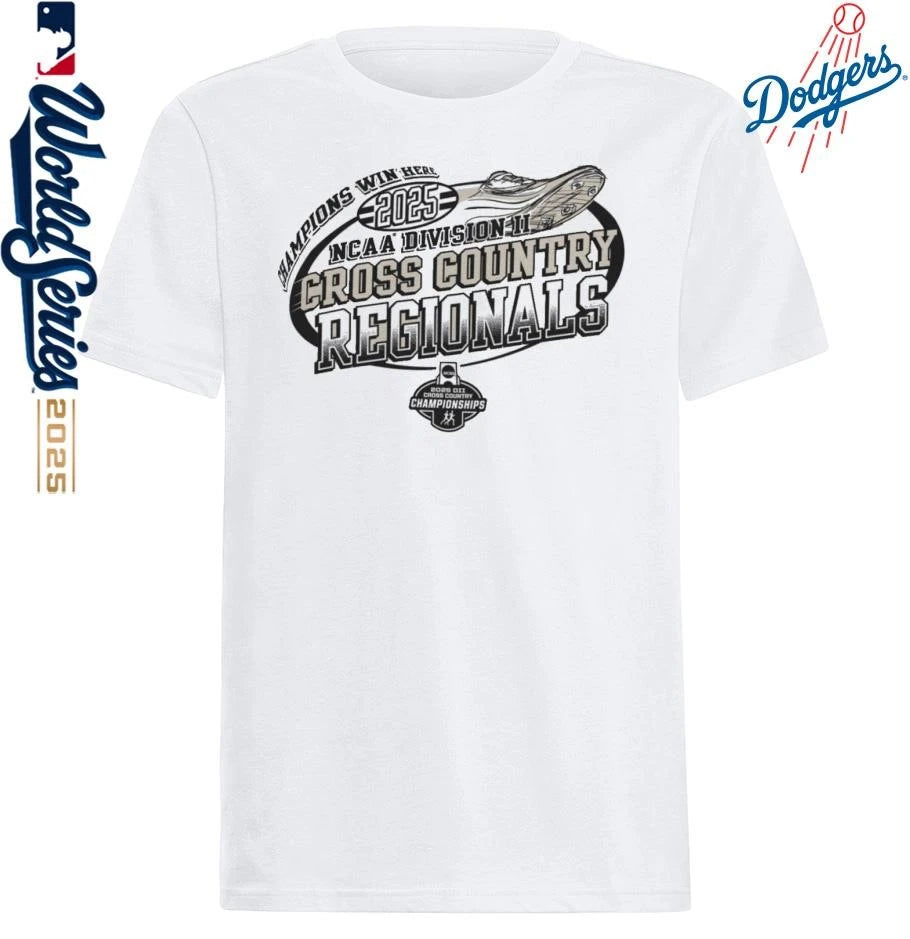 Official 2025 NCAA Division II Cross Country Regionals Champions Win Here T-Shirt