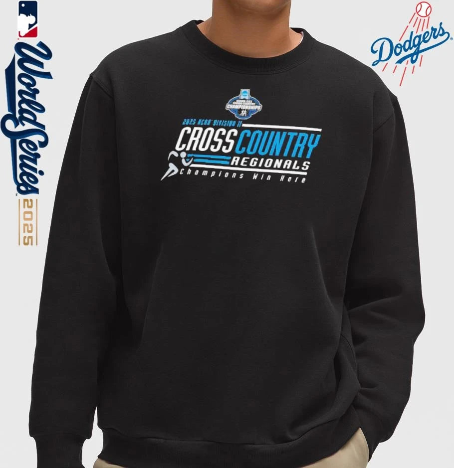Official 2025 NCAA Division II Cross Country Regionals Championships T-Shirt