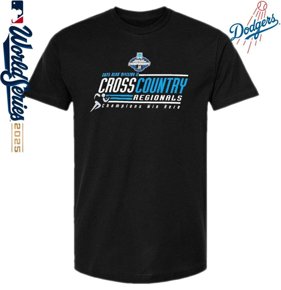 Official 2025 NCAA Division II Cross Country Regionals Championships T-Shirt