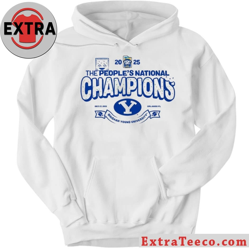 Official 2025 Pop-Tarts Bowl Champions The BYU Cougars The People’s National Champions Logo T-Shirt