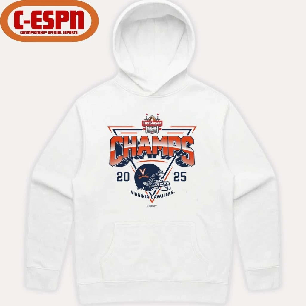 Official 2025 Taxslayer Gator Bowl Virginia Champions Shirt