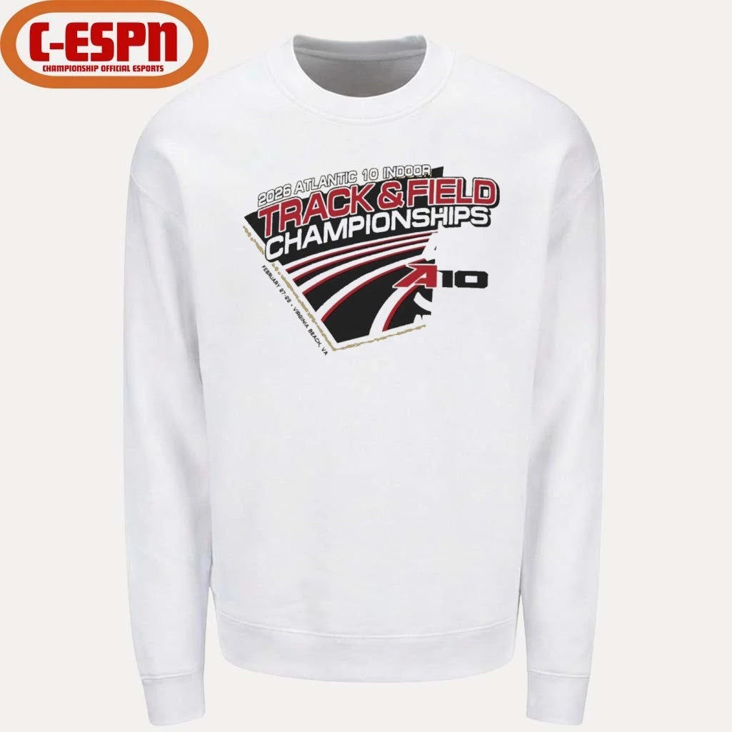 Official 2026 A-10 Indoor Track &amp; Field Championship T-Shirt