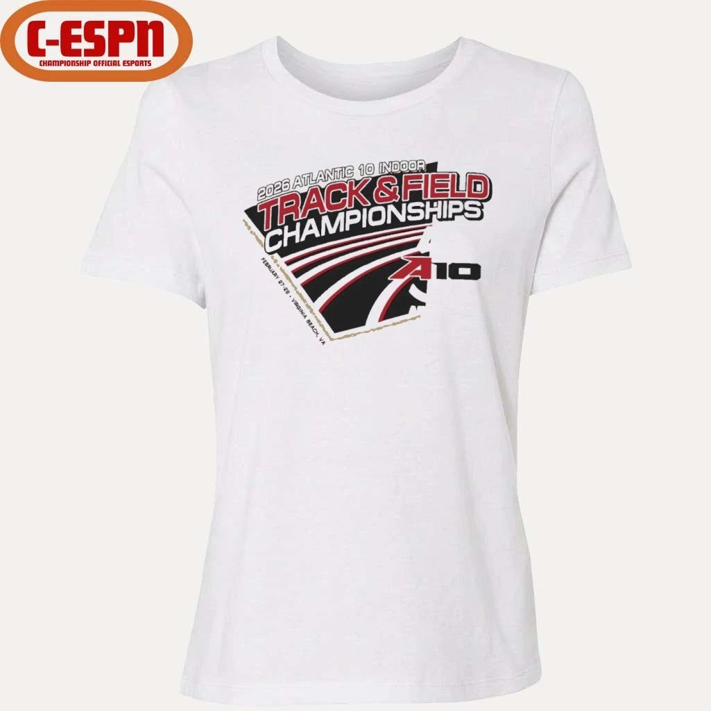 Official 2026 A-10 Indoor Track &amp; Field Championship T-Shirt