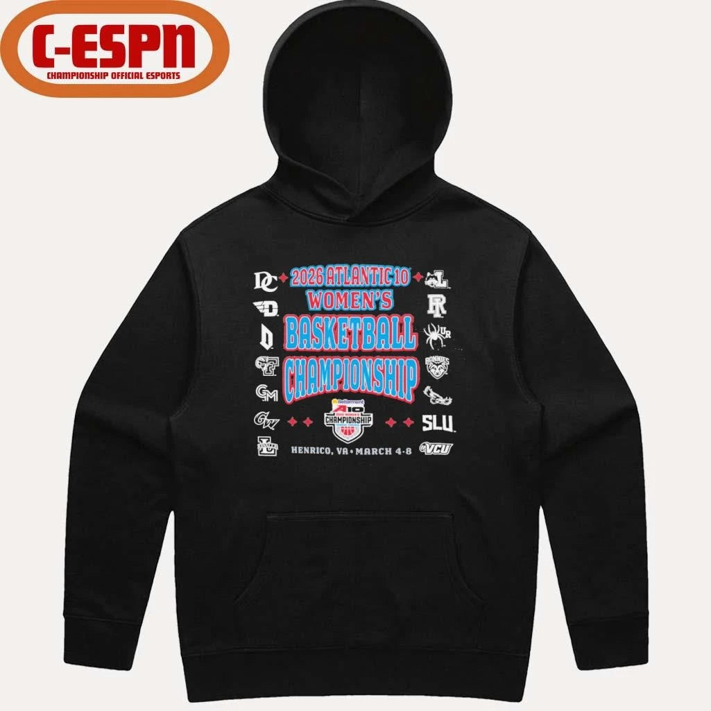 Official 2026 A-10 Women’s Basketball Championship T-Shirt