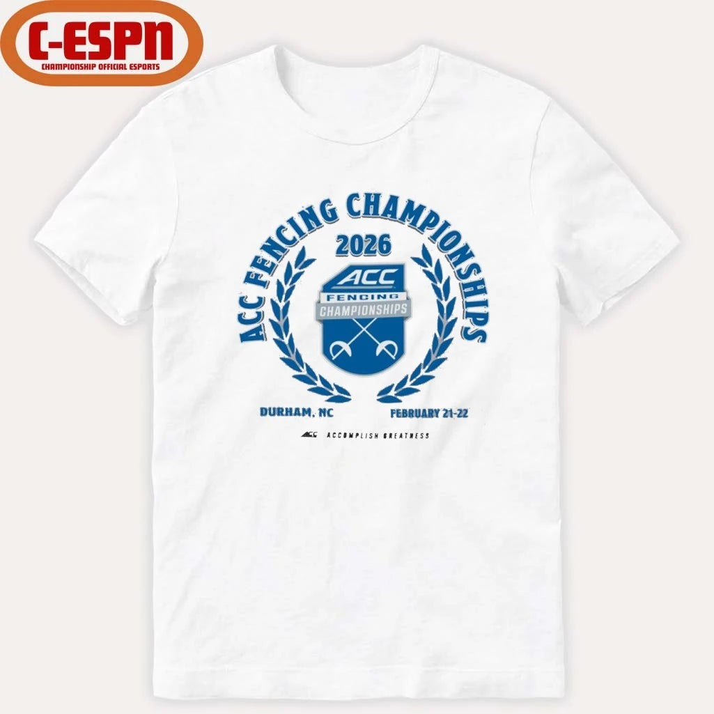 Official 2026 ACC Fencing Championships Shirt