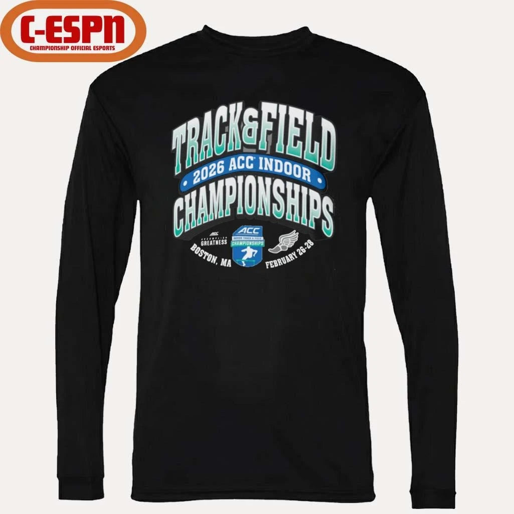Official 2026 ACC Men’s &amp; Women’s Indoor Track &amp; Field Championships shirt