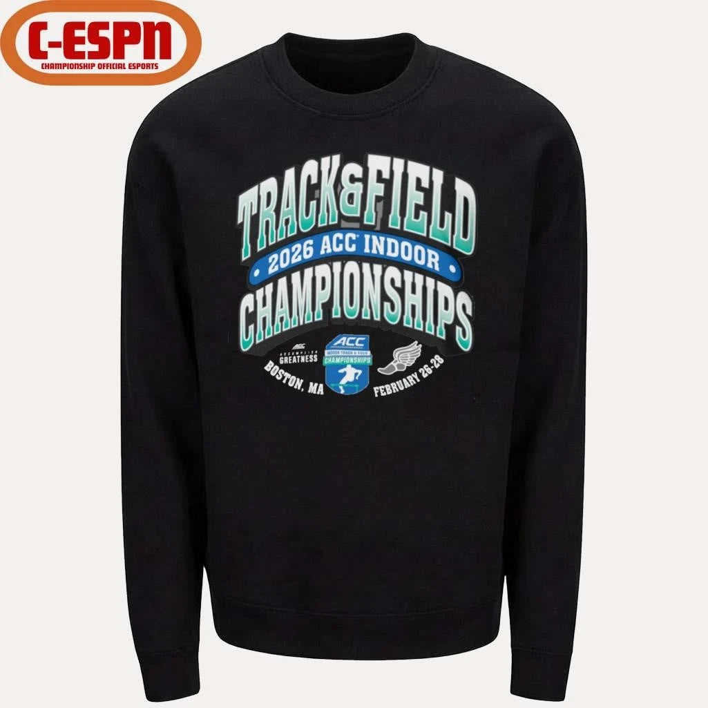 Official 2026 ACC Men’s &amp; Women’s Indoor Track &amp; Field Championships shirt