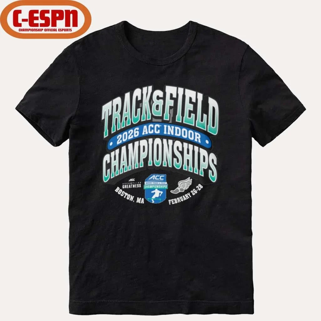 Official 2026 ACC Men’s &amp; Women’s Indoor Track &amp; Field Championships shirt
