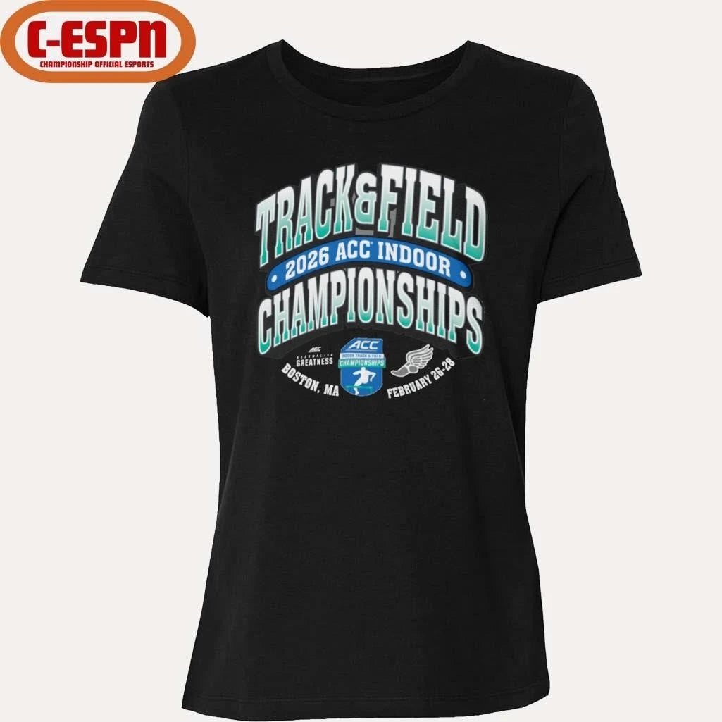 Official 2026 ACC Men’s &amp; Women’s Indoor Track &amp; Field Championships shirt