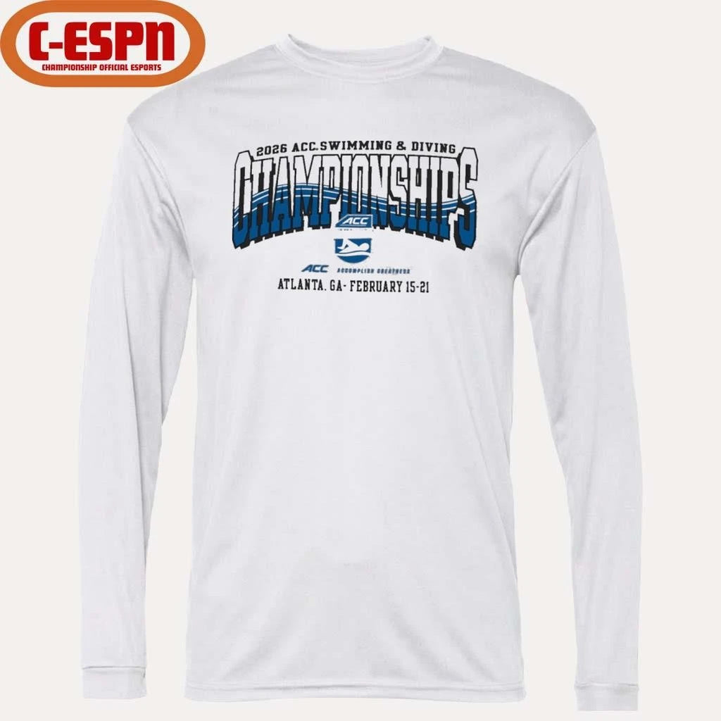Official 2026 ACC Swimming &amp; Diving Championships T-Shirt