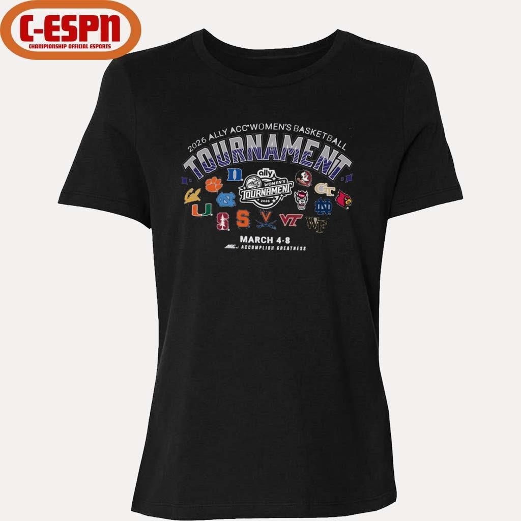 Official 2026 ACC Women’s Basketball Championship T-Shirt