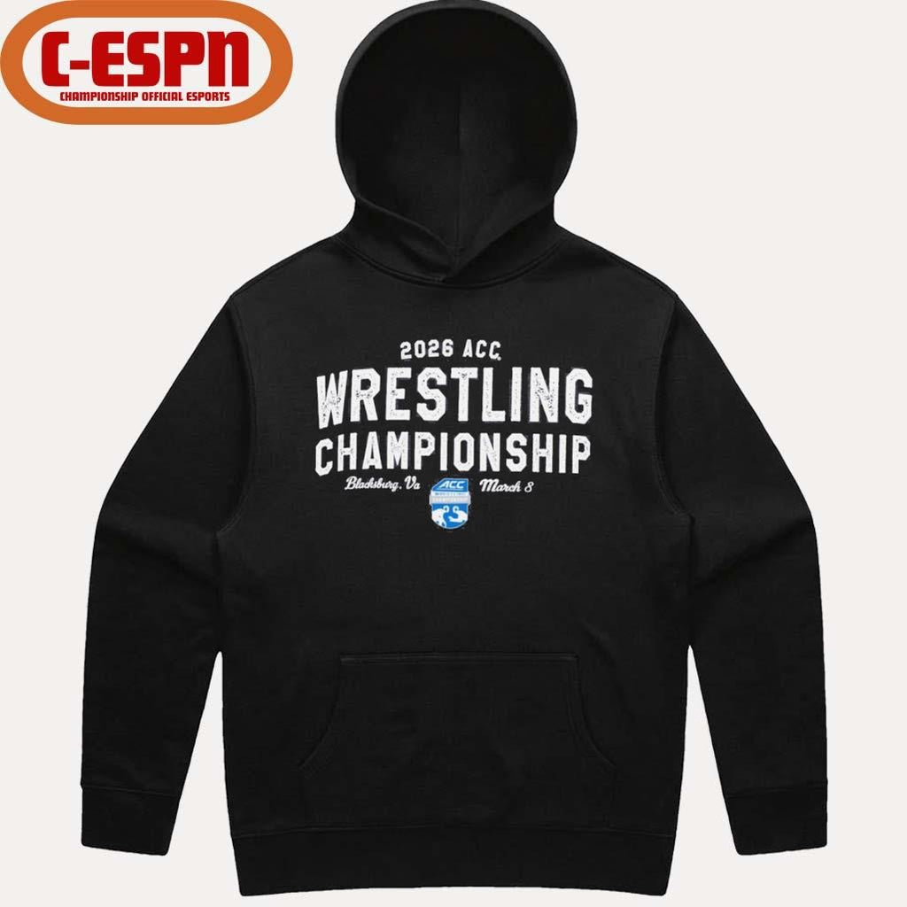 Official 2026 ACC Wrestling Championships T-Shirt
