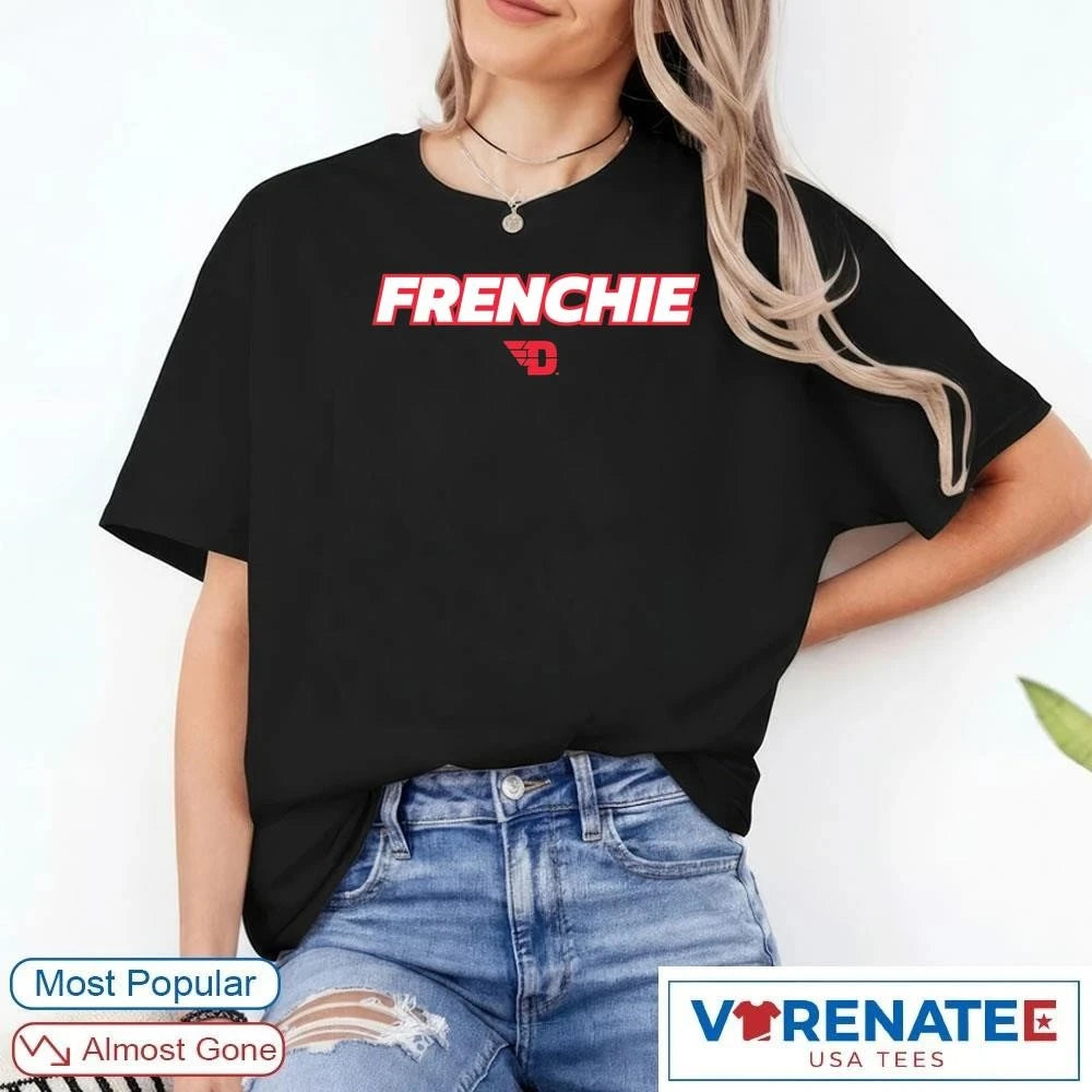 Official 2026 Amael L’Etang Frenchie Dayton Flyers Men’s Basketball T-Shirt