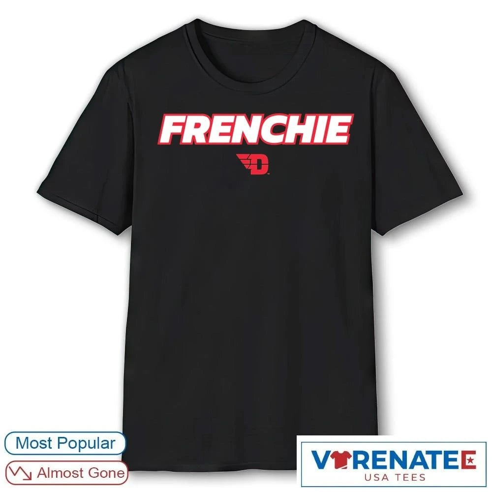 Official 2026 Amael L’Etang Frenchie Dayton Flyers Men’s Basketball T-Shirt