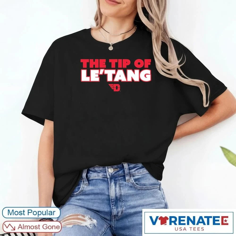 Official 2026 Amael L’Etang The Tip of Le’Tang Dayton Flyers Men’s Basketball T-Shirt