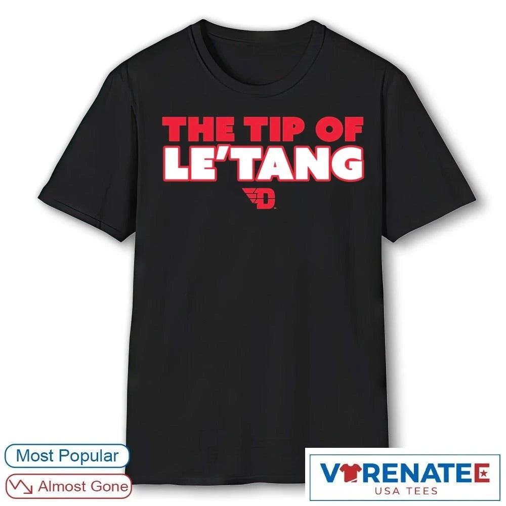 Official 2026 Amael L’Etang The Tip of Le’Tang Dayton Flyers Men’s Basketball T-Shirt