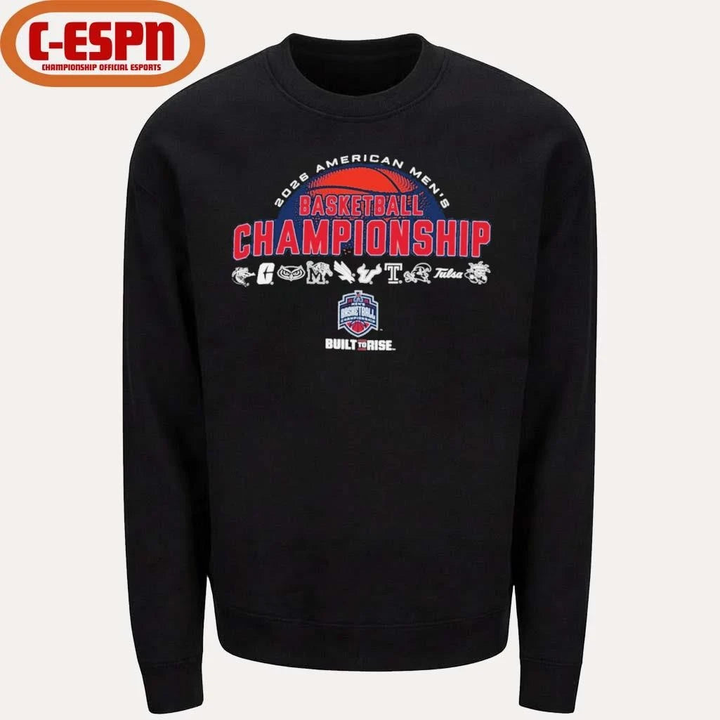 Official 2026 American Athletic Men’s Basketball Championship Team Logo Shirt