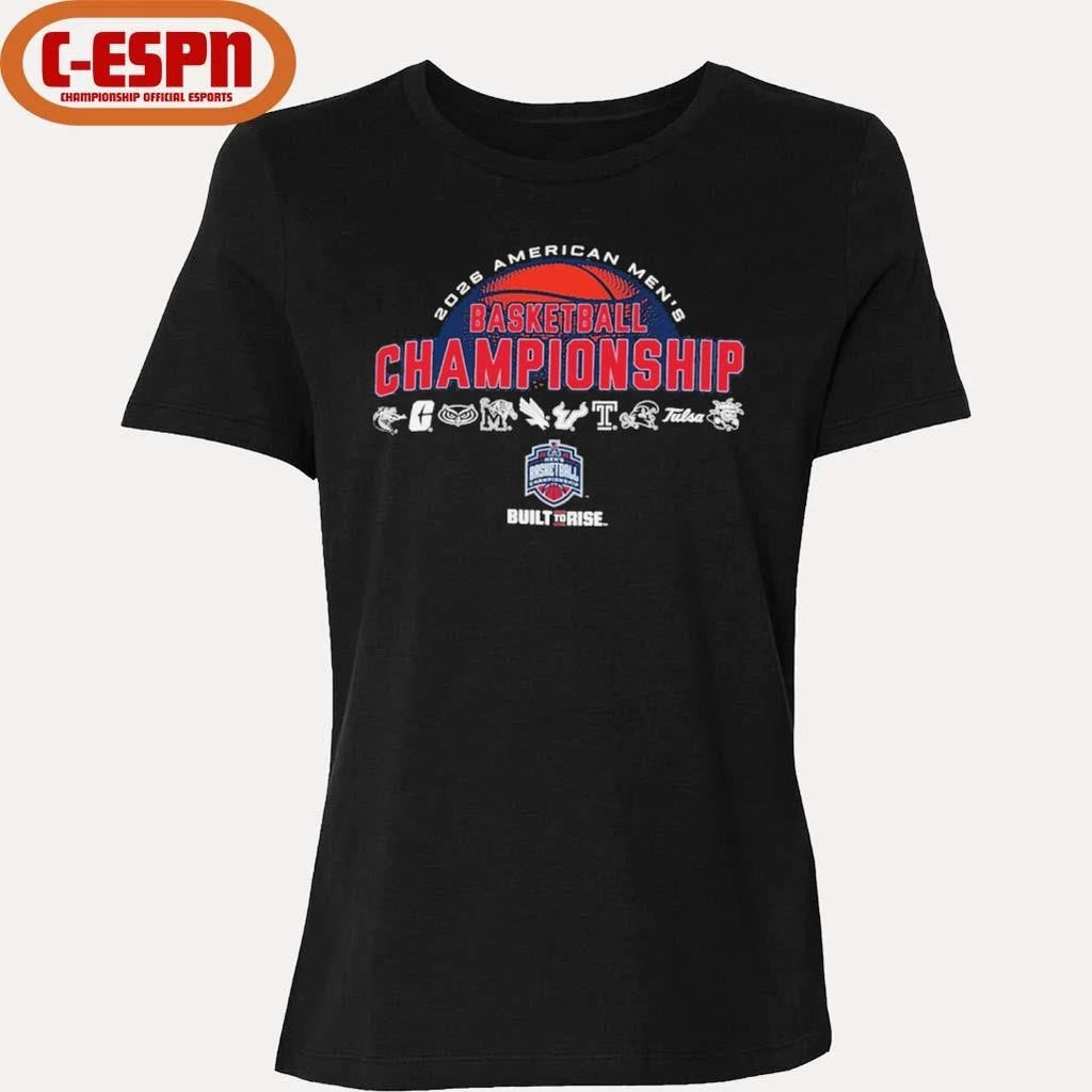Official 2026 American Athletic Men’s Basketball Championship Team Logo Shirt