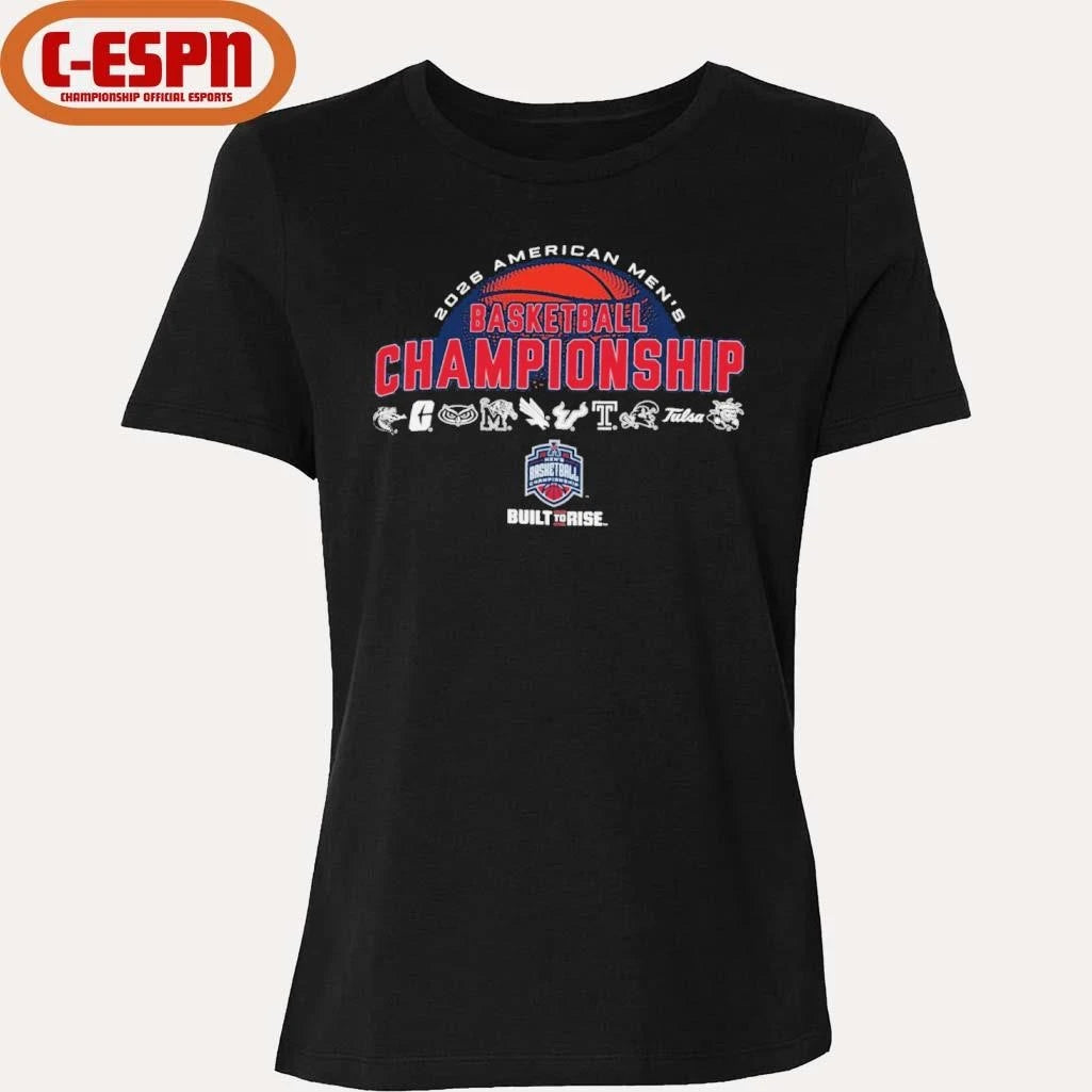 Official 2026 American Athletic Men’s Basketball Championship Team Logo Shirt