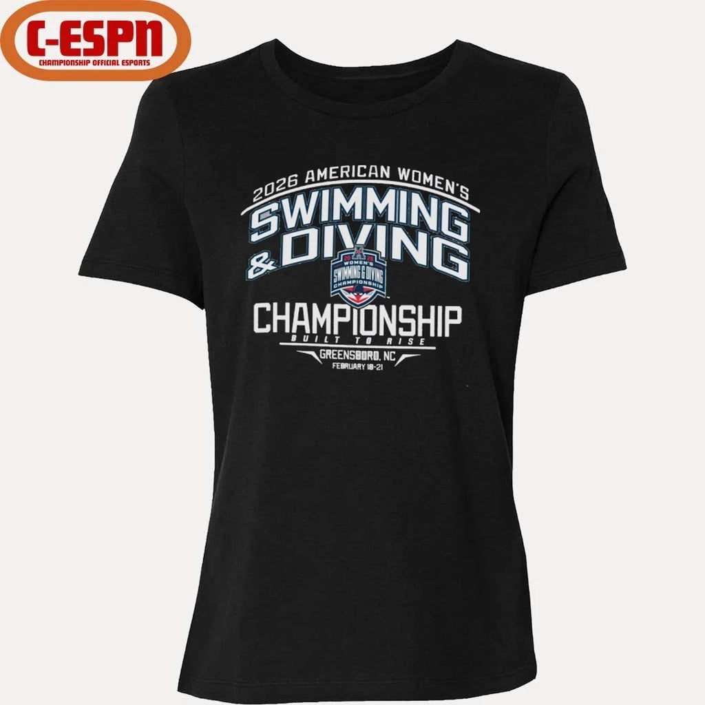 Official 2026 American Athletic Swimming &amp; Diving Championships Shirt