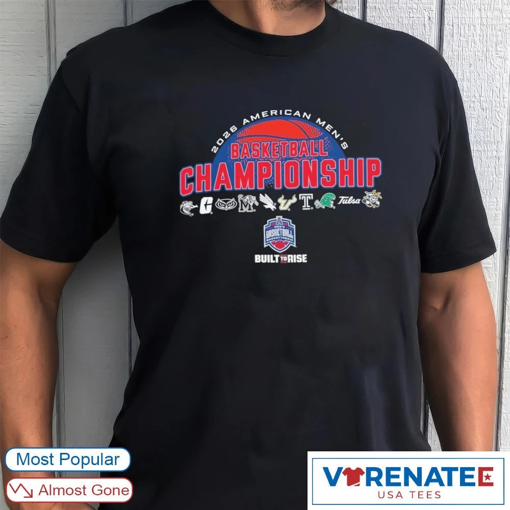 Official 2026 American Men’s Basketball Championship Built To Rise T-Shirt