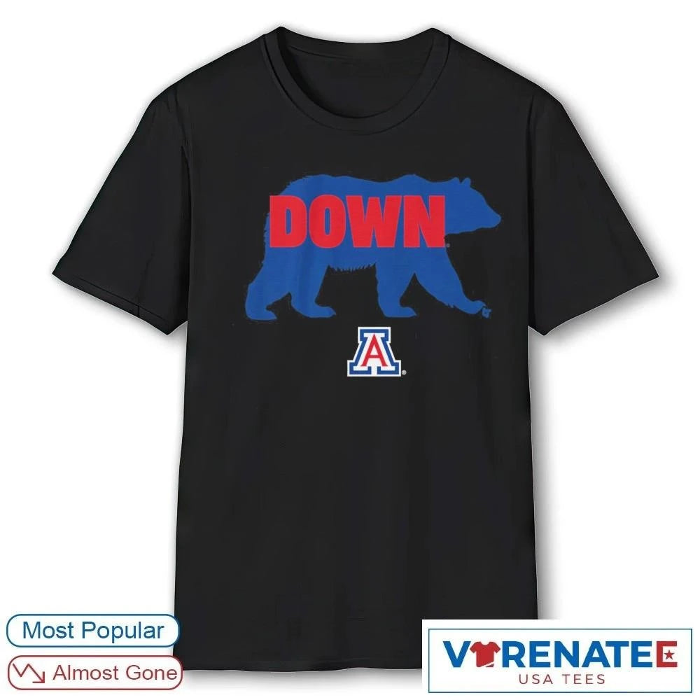 Official 2026 Arizona Wildcats Bear Down Symbol T-Shirt