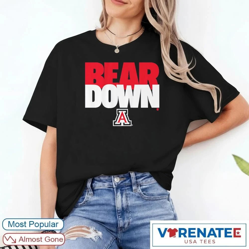 Official 2026 Arizona Wildcats Bear Down T-Shirt