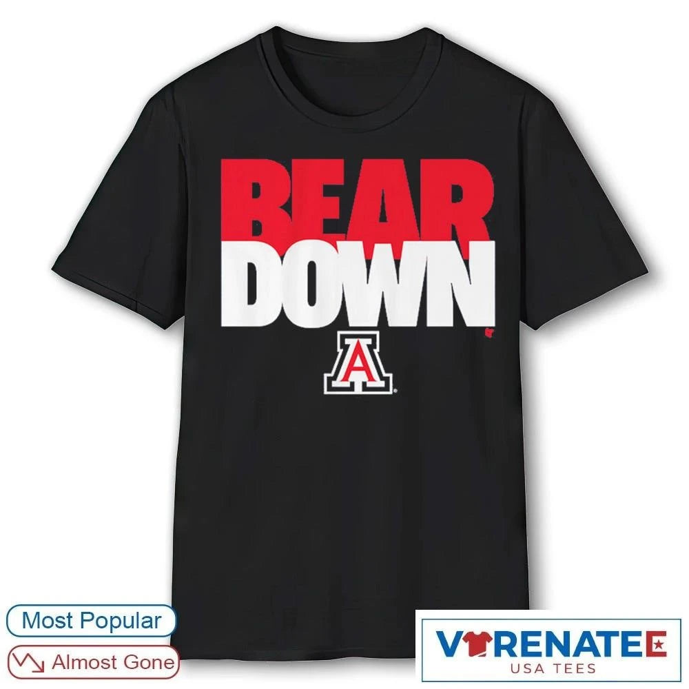 Official 2026 Arizona Wildcats Bear Down T-Shirt