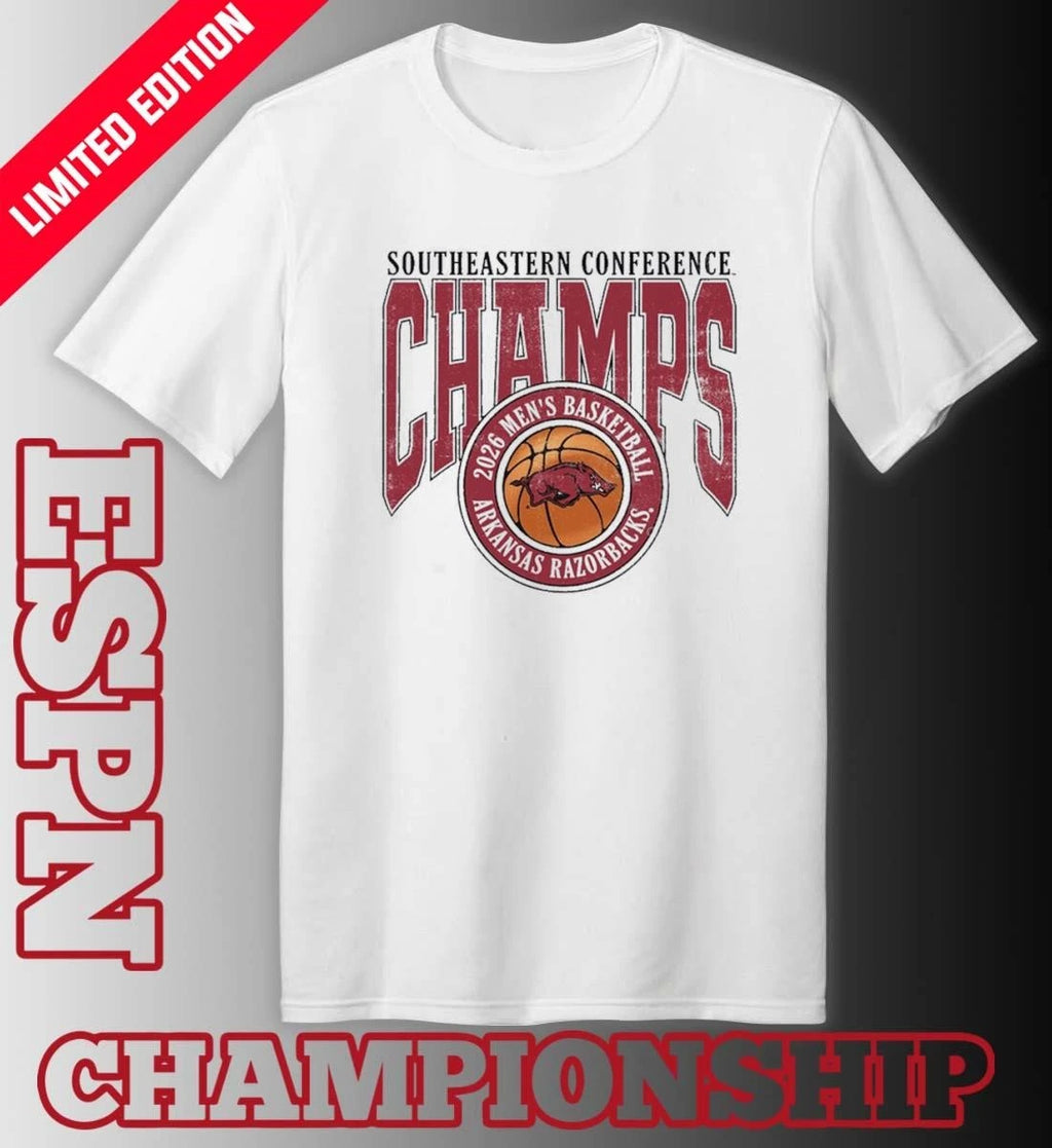 Official 2026 Arkansas SEC Champs T-Shirt