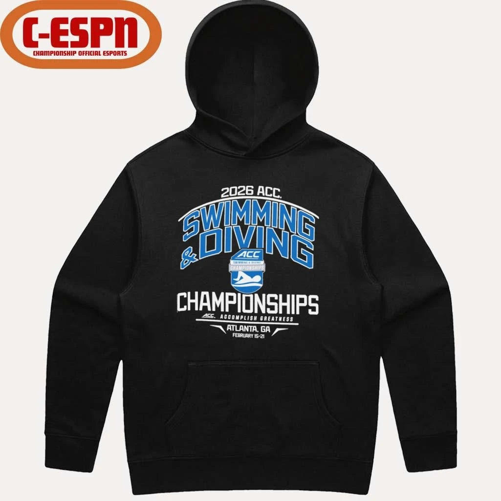 Official 2026 Atlantic Coast Conference Men’s &amp; Women’s Swimming &amp; Diving Championships Shirt