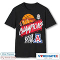 Official 2026 Big 12 Men’s Basketball Tournament Champions Arizona Wildcats T-Shirt