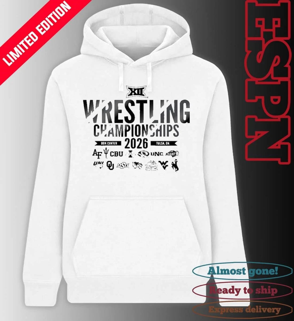 Official 2026 Big 12 Wrestling Championships – Tulsa, OK Shirt