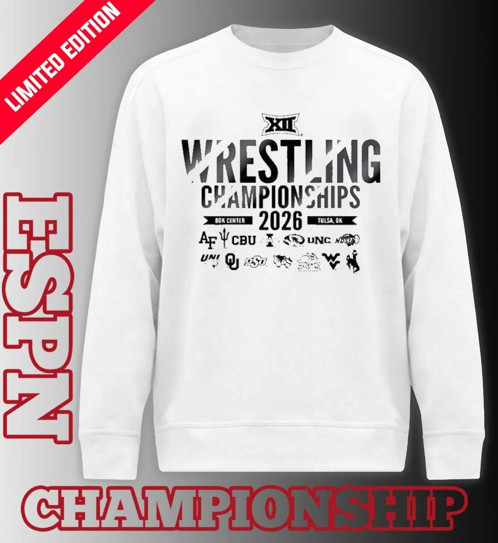 Official 2026 Big 12 Wrestling Championships – Tulsa, OK Shirt
