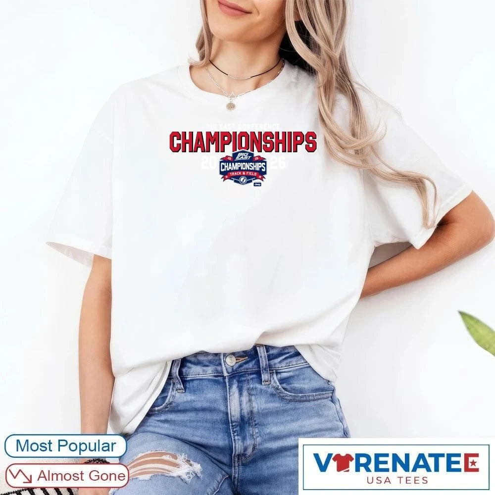 Official 2026 Big East Championships Track and Field Magnet T-Shirt