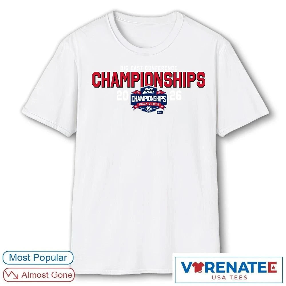 Official 2026 Big East Championships Track and Field Magnet T-Shirt