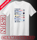 Official 2026 Big East Conference Basketball University Teams Shirt
