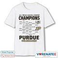 Official 2026 Big Ten Men’s Basketball Tournament Champions Purdue Boilermakers T-Shirt
