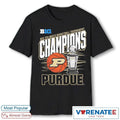 Official 2026 Big Ten Men’s Basketball Tournament Champions Trophy Purdue Boilermakers T-Shirt