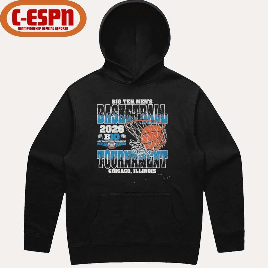 Official 2026 Big Ten Men’s Basketball Tournament shirt