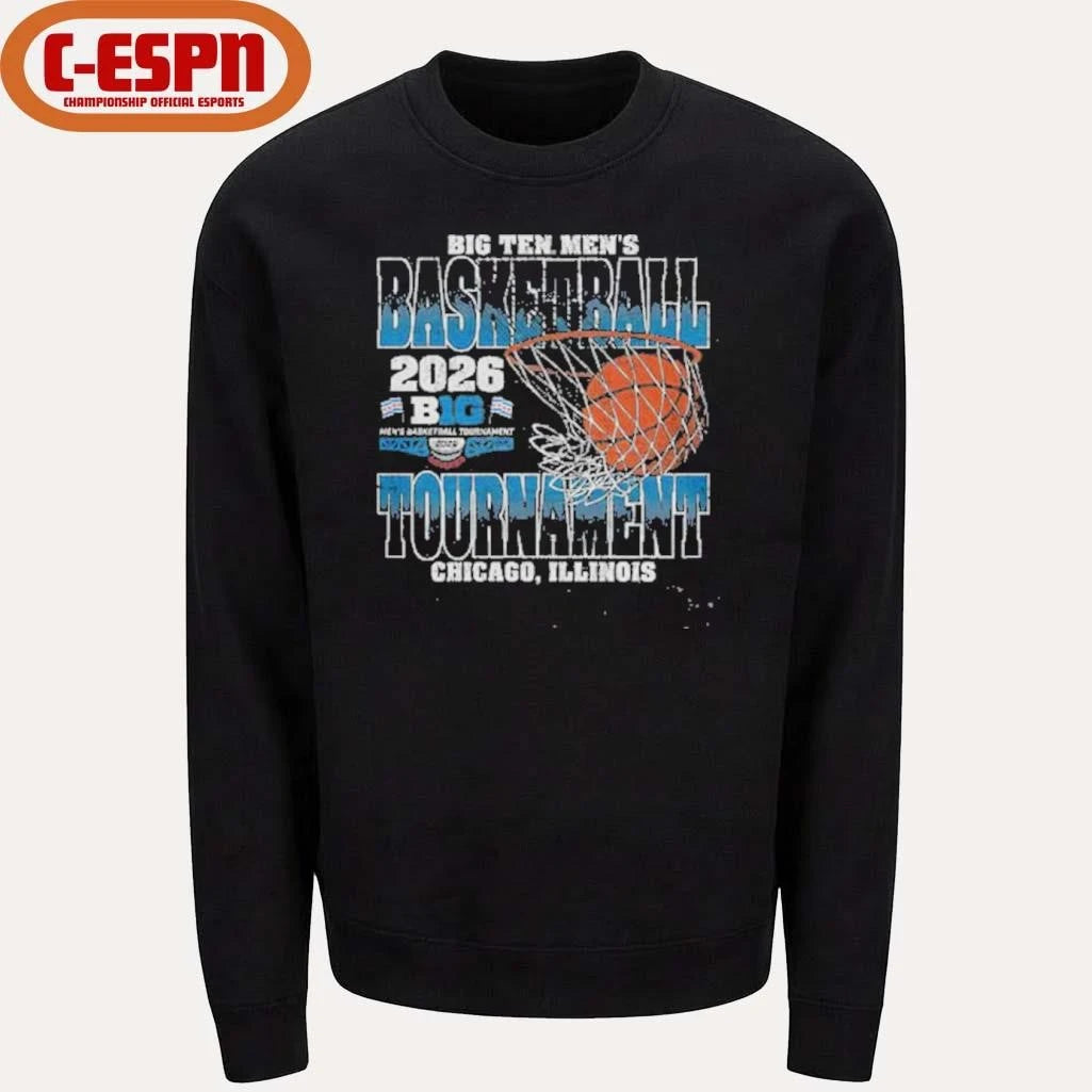 Official 2026 Big Ten Men’s Basketball Tournament shirt