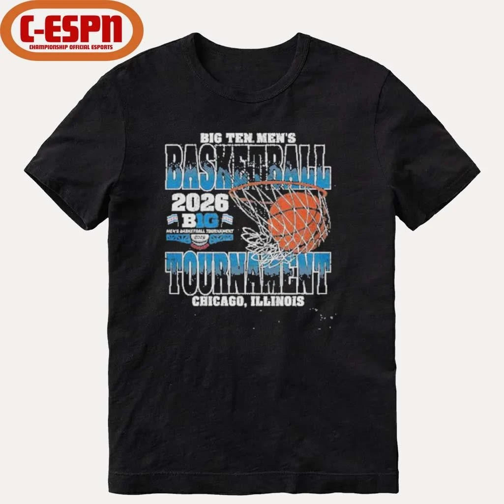 Official 2026 Big Ten Men’s Basketball Tournament shirt