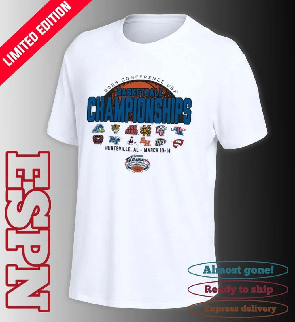 Official 2026 C-USA Basketball Championship – Huntsville, AL Shirt