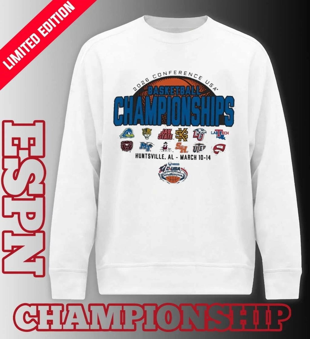 Official 2026 C-USA Basketball Championship – Huntsville, AL Shirt