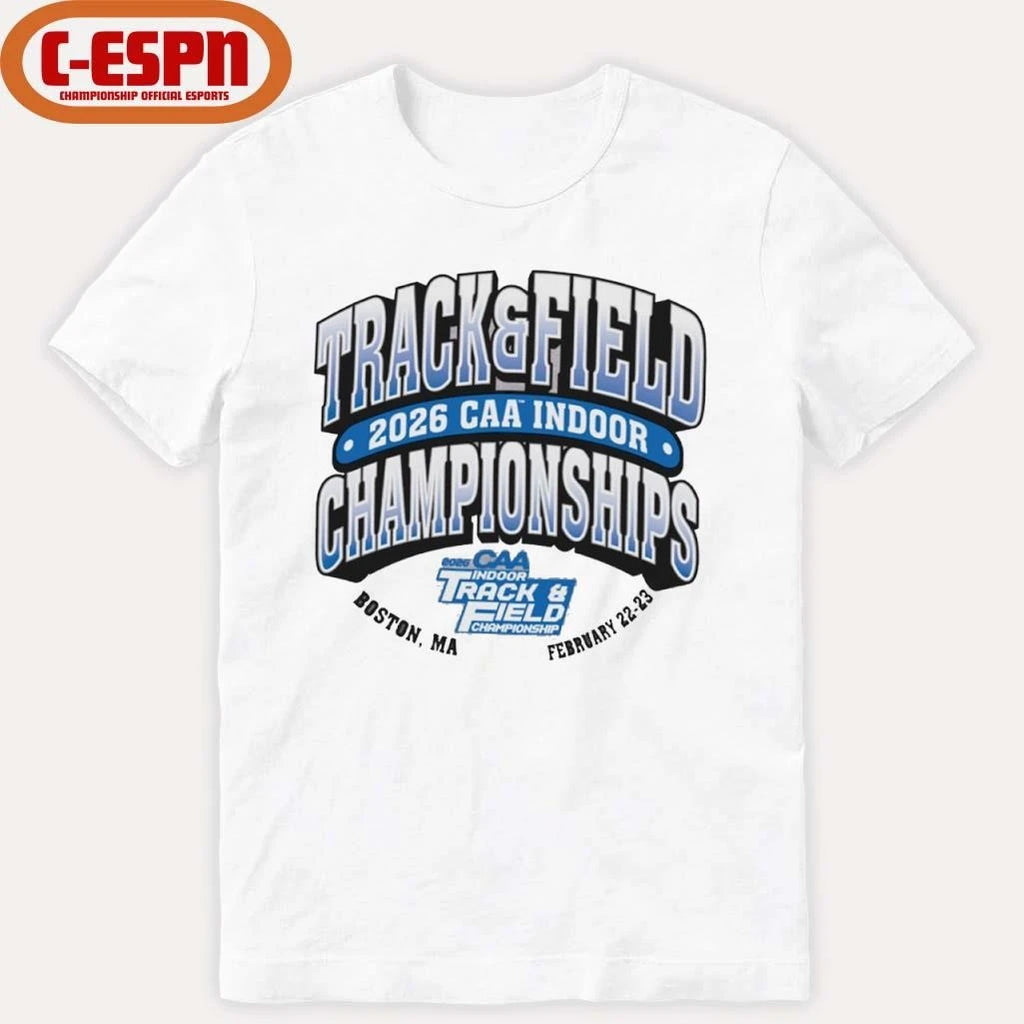 Official 2026 CAA Indoor Track &amp; Field Championships shirt