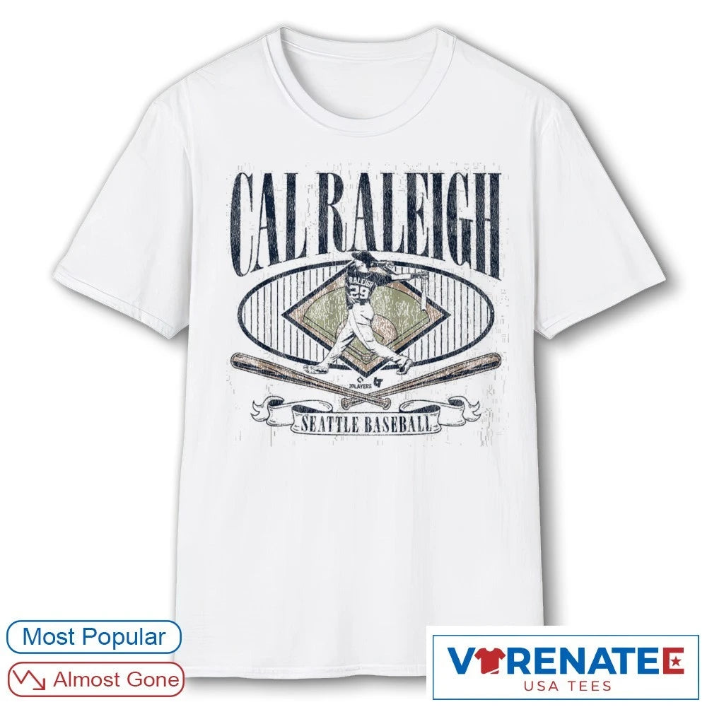 Official 2026 Cal Raleigh Diamond Standouts Seattle Mariners MLB Baseball T-Shirt