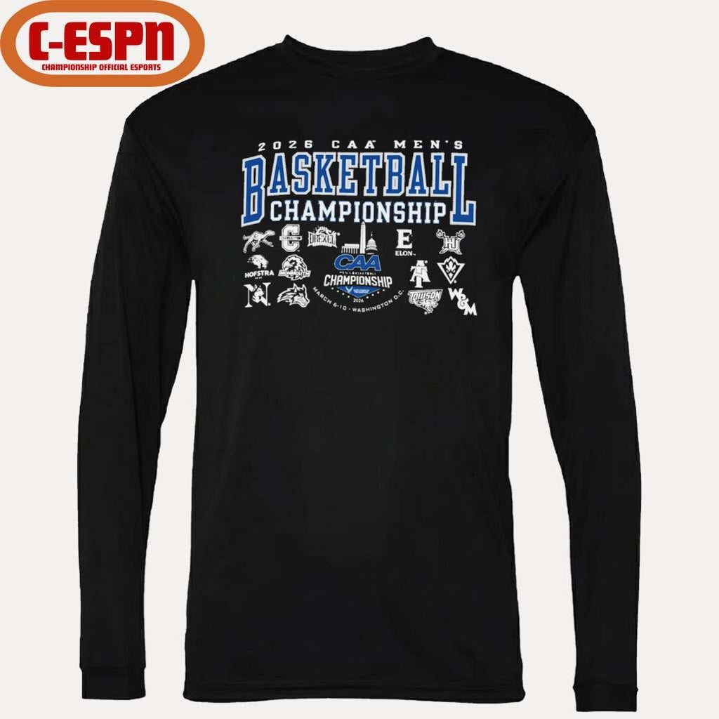 Official 2026 Coastal Athletic Men’s Basketball Championship Shirt
