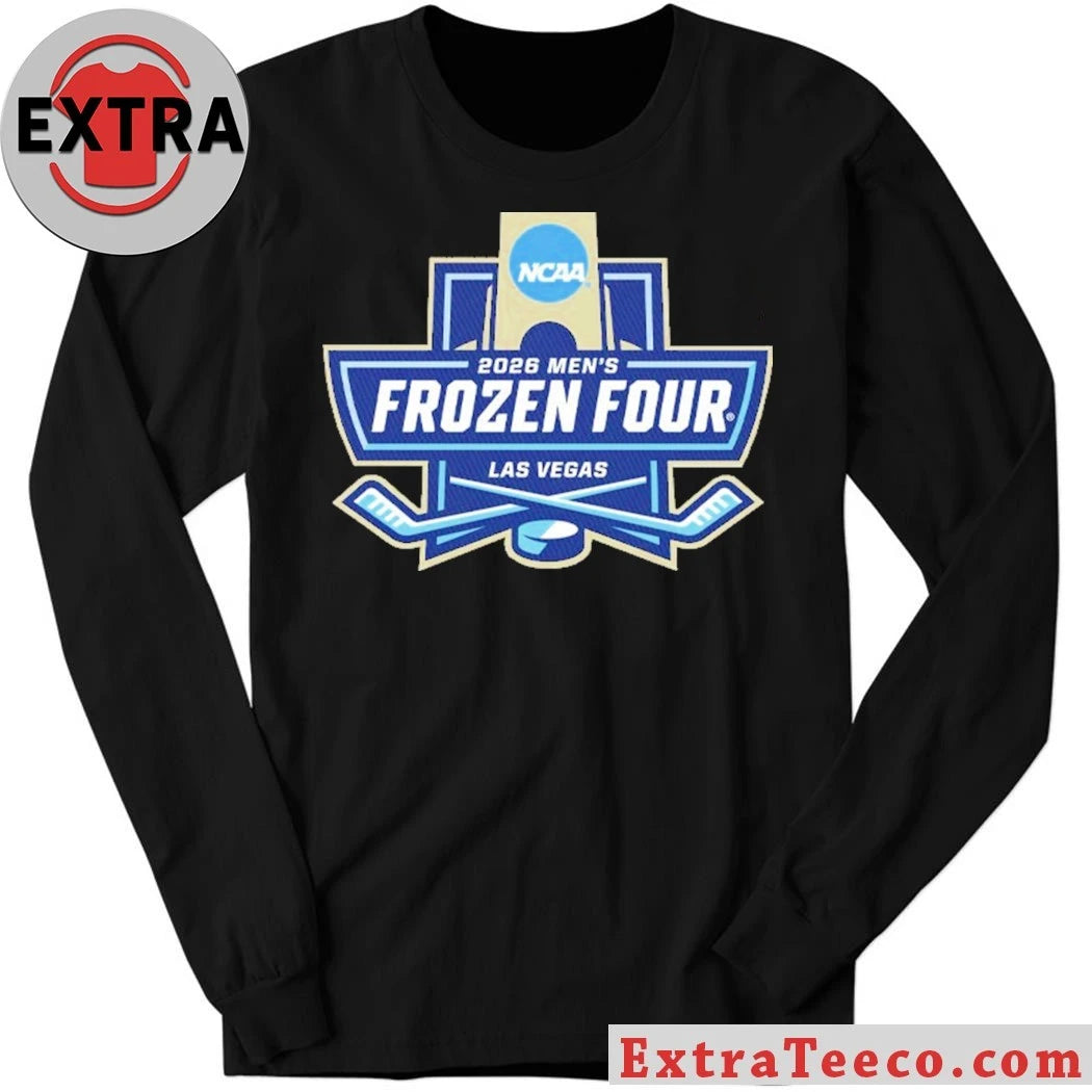 Official 2026 Division I Men’s Ice Hockey Frozen Four Las Vegas Logo Shirts