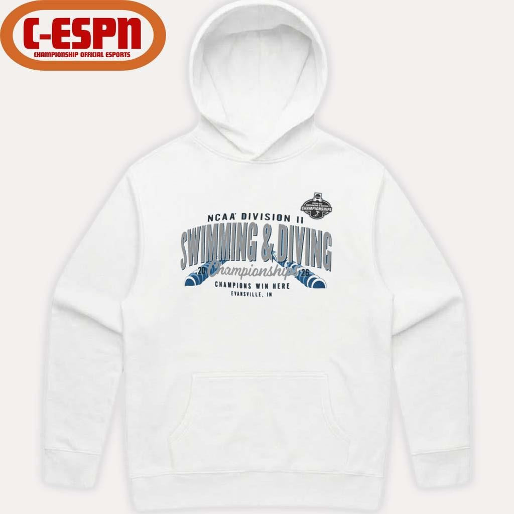 Official 2026 Division II Swimming &amp; Diving Championships Shirt