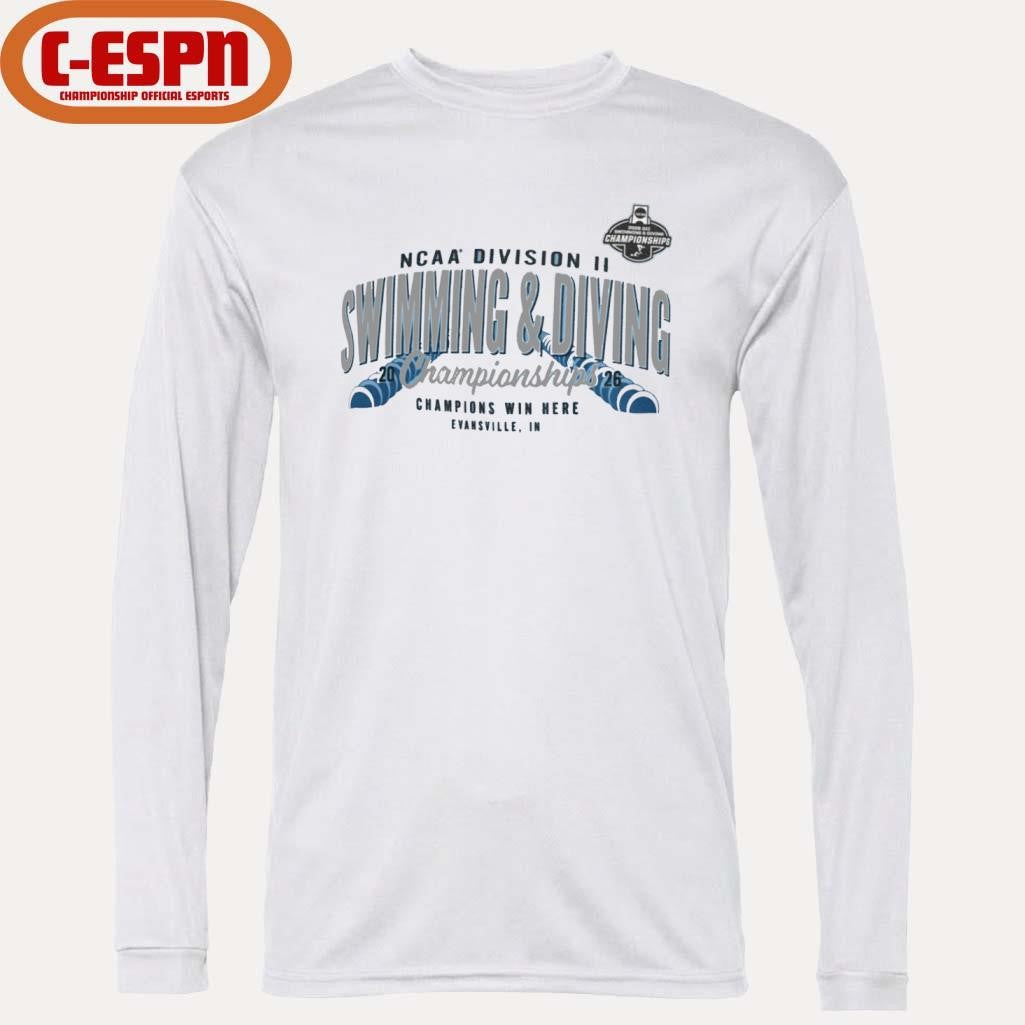 Official 2026 Division II Swimming &amp; Diving Championships Shirt