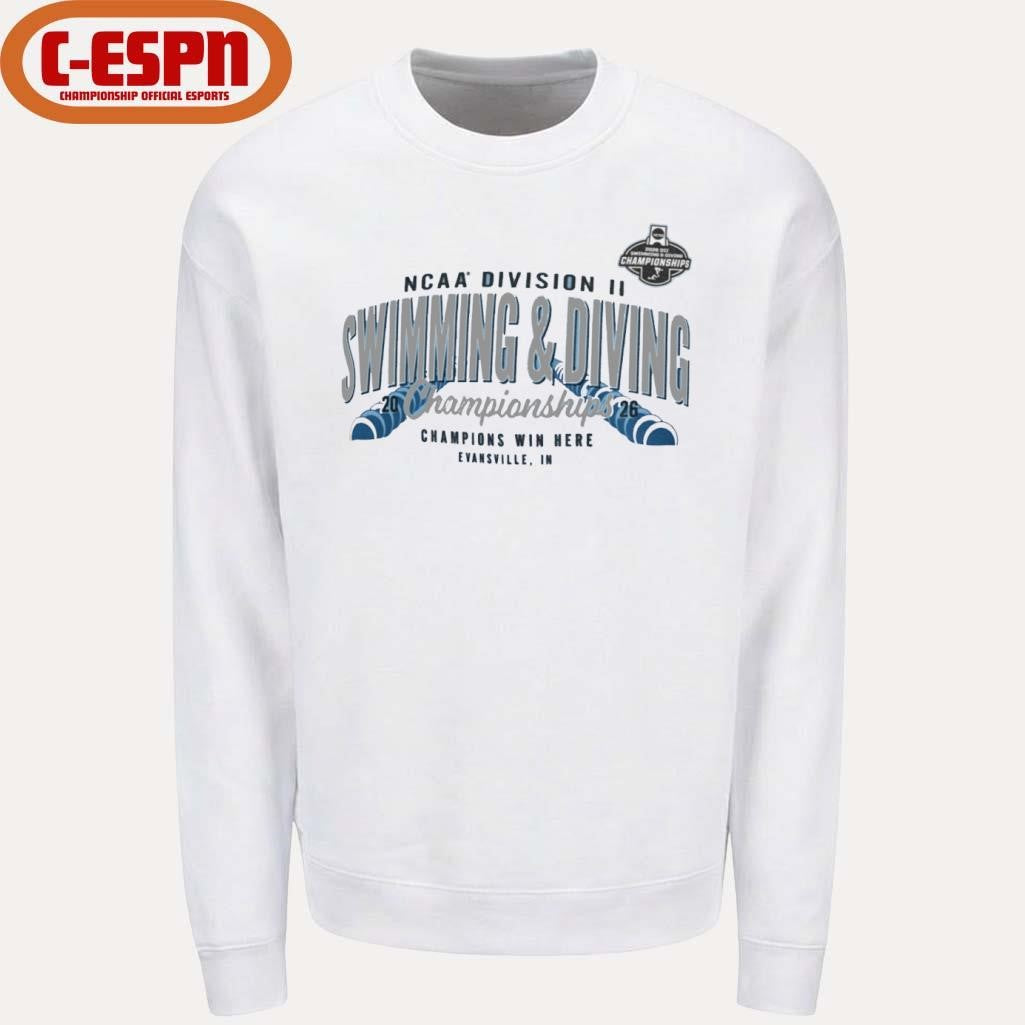 Official 2026 Division II Swimming &amp; Diving Championships Shirt